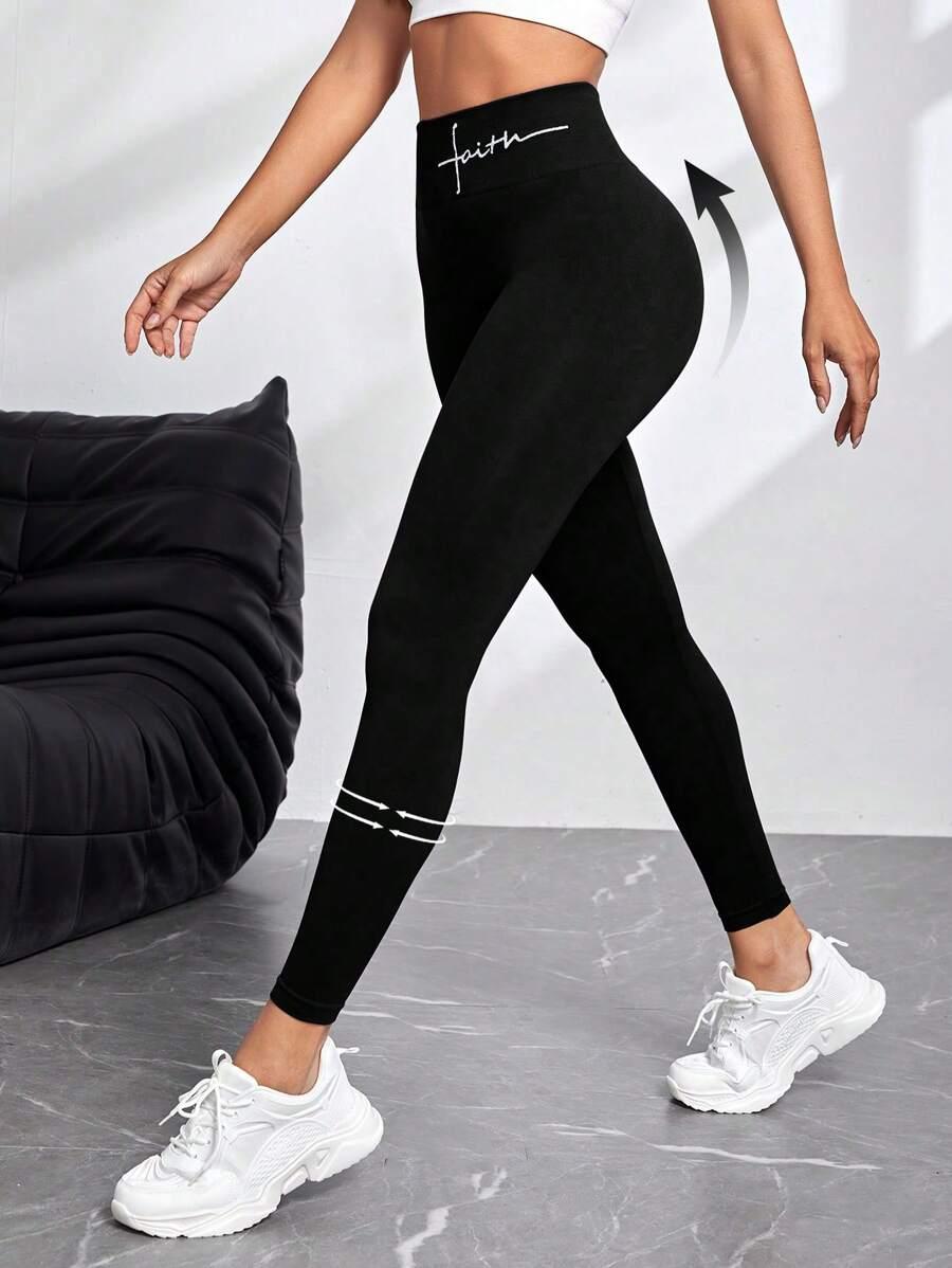 CZARNE KLASYCZNE LEGGINSY 