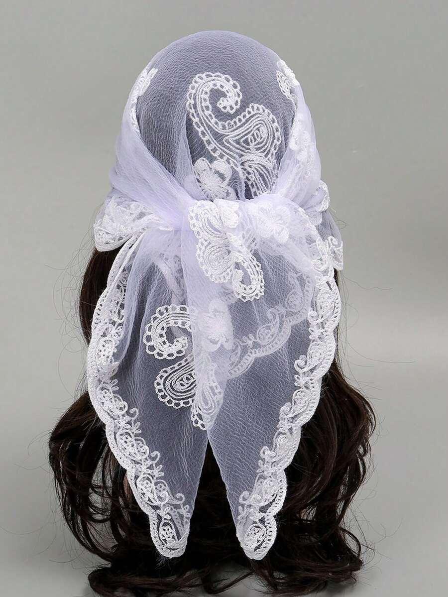 granatowa chusta na głowę