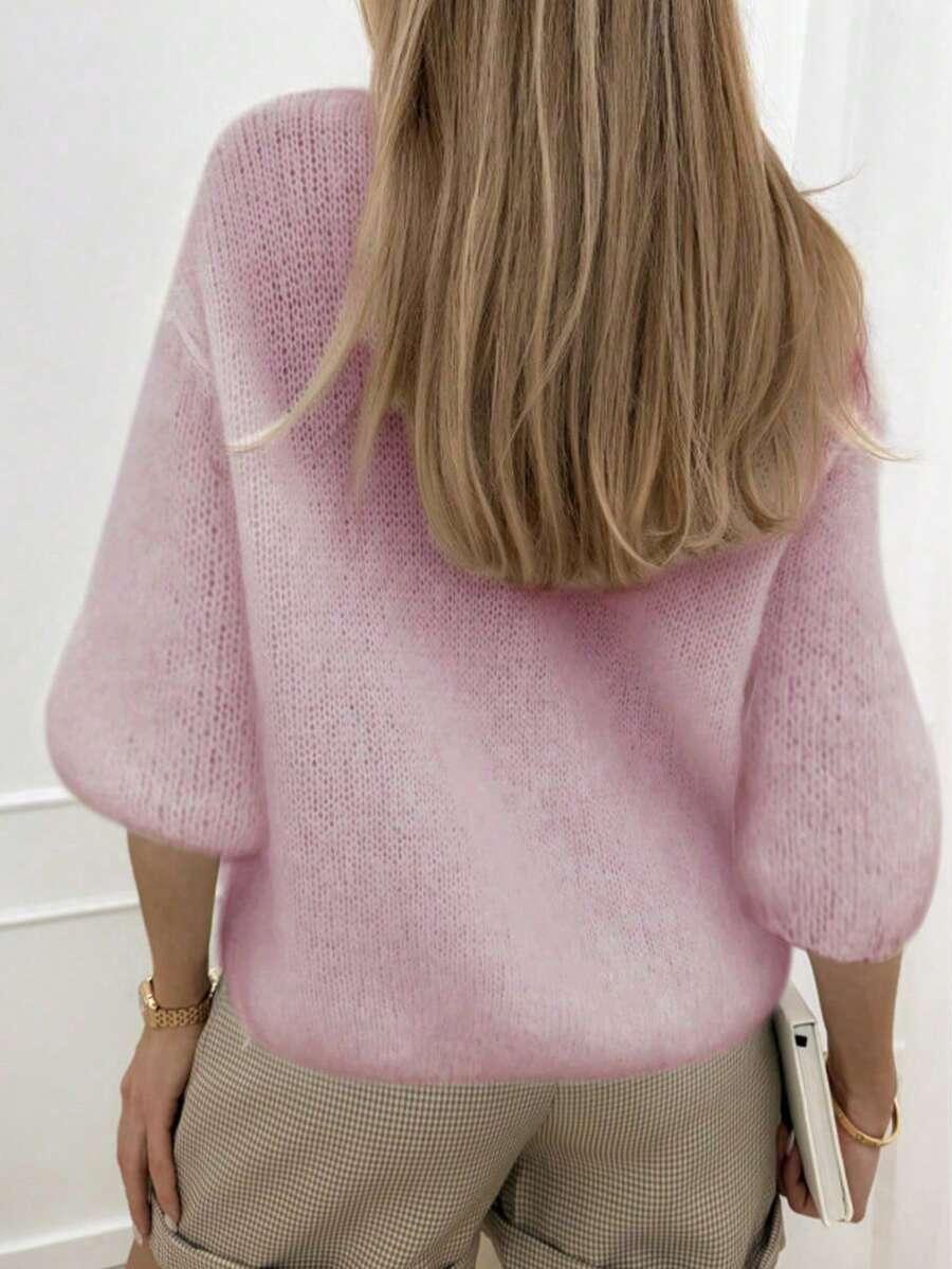 SWETER DAMSKI STÓJKA WKŁADANY PRZEZ GŁOWĘ