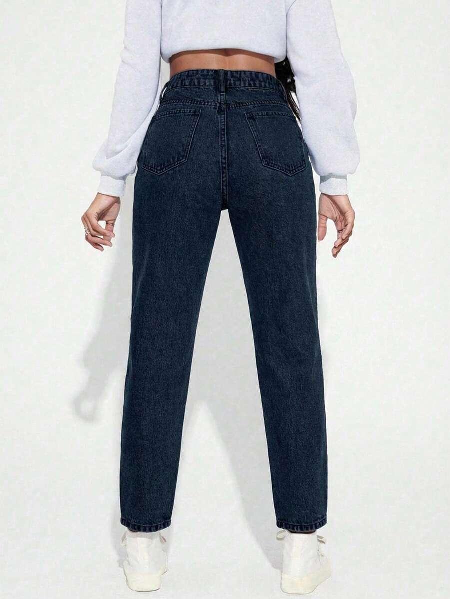 spodnie mom jeans