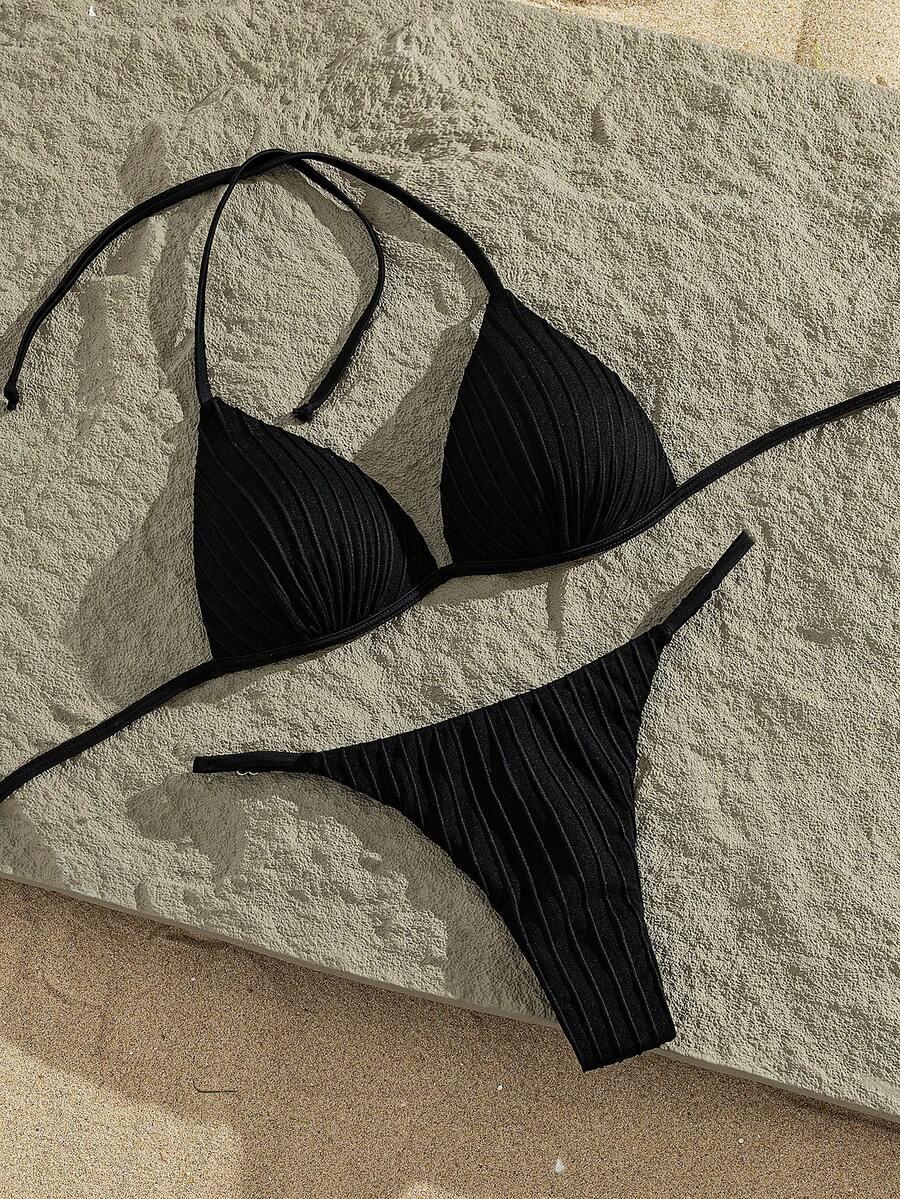 CZARNY DÓŁ OD BIKINI STRINGI