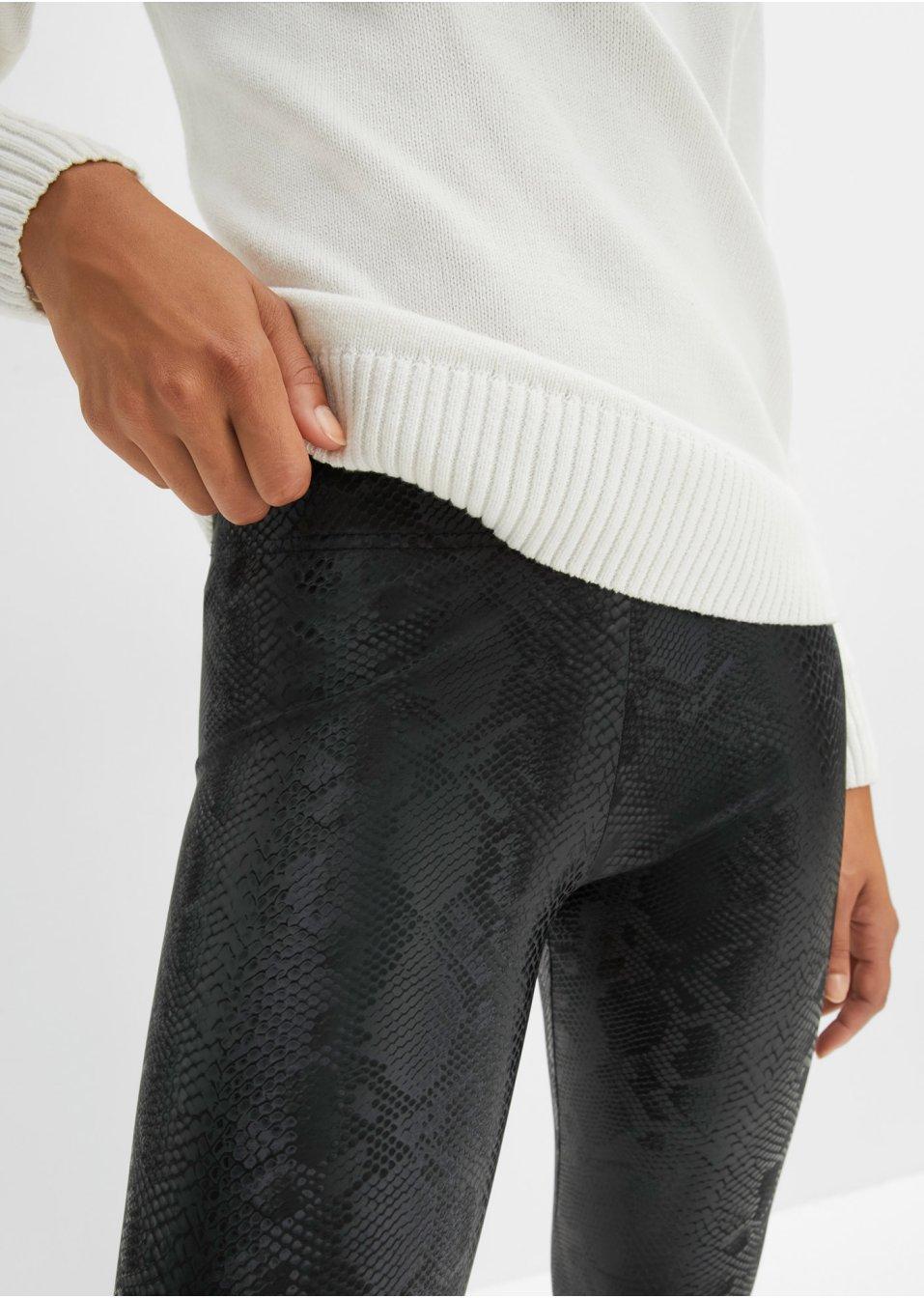 LEGGINSY SKÓRA WĘŻA
