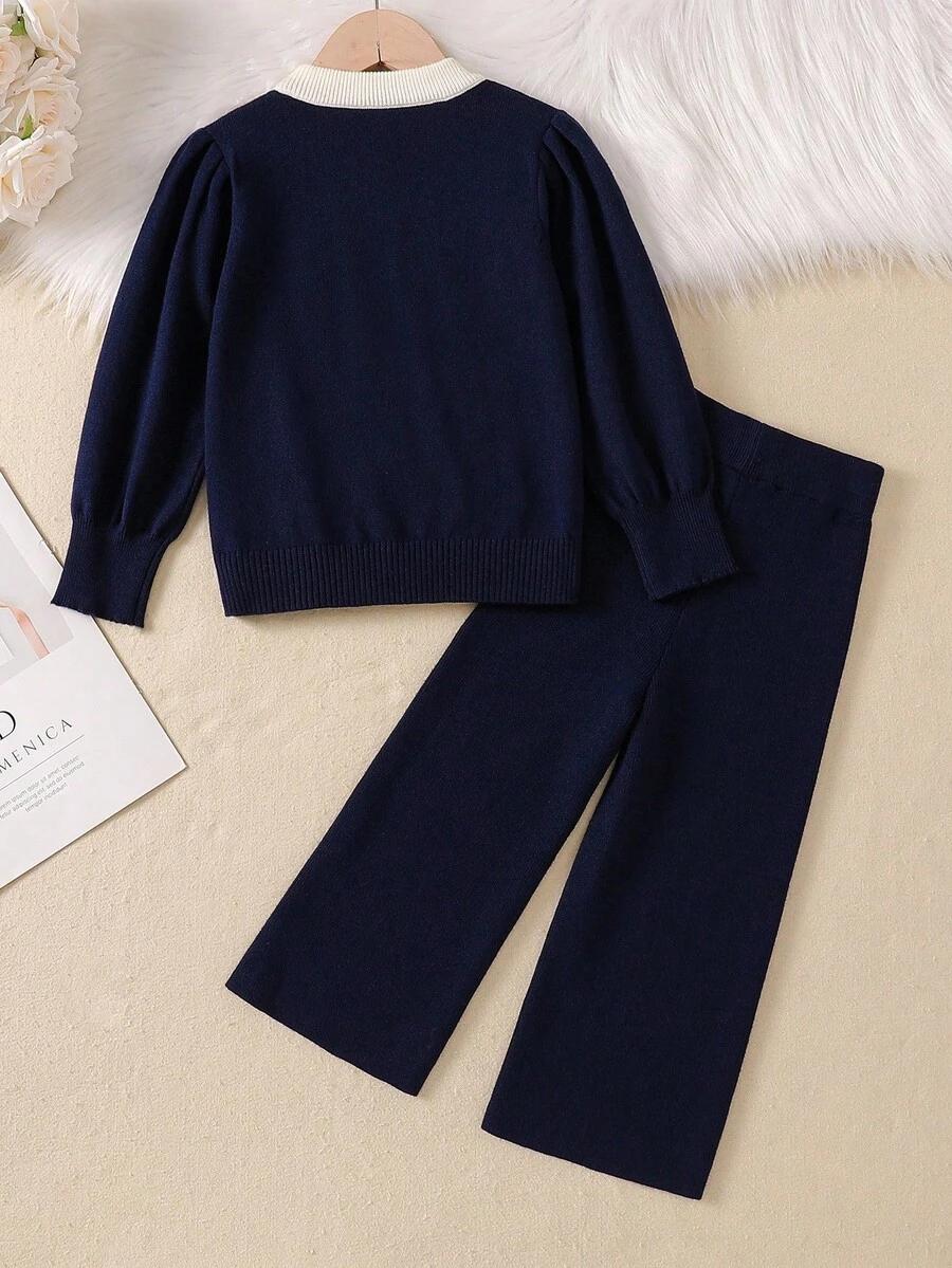 SWETER SPODNIE KOMPLET