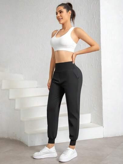 czarne spodnie casual