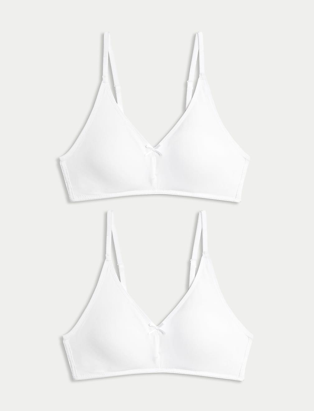 biały miękki biustonosz 2-pack T33-9430-PQ