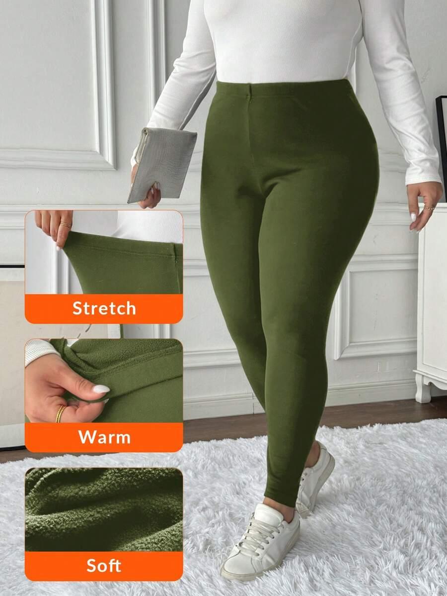 ZIELONE LEGGINSY CASUAL