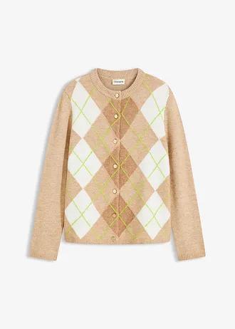 SWETER ROZPINANY GRAFICZNY WZÓR