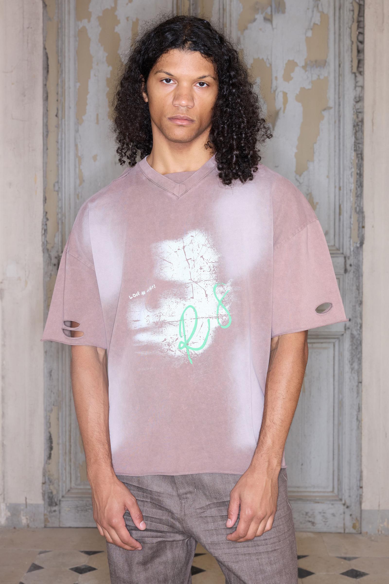 t-shirt oversize print 