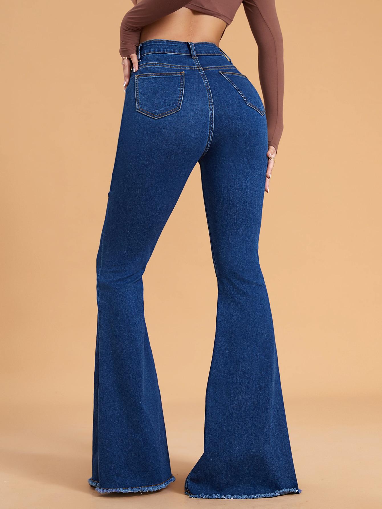 spodnie jeans dzwony