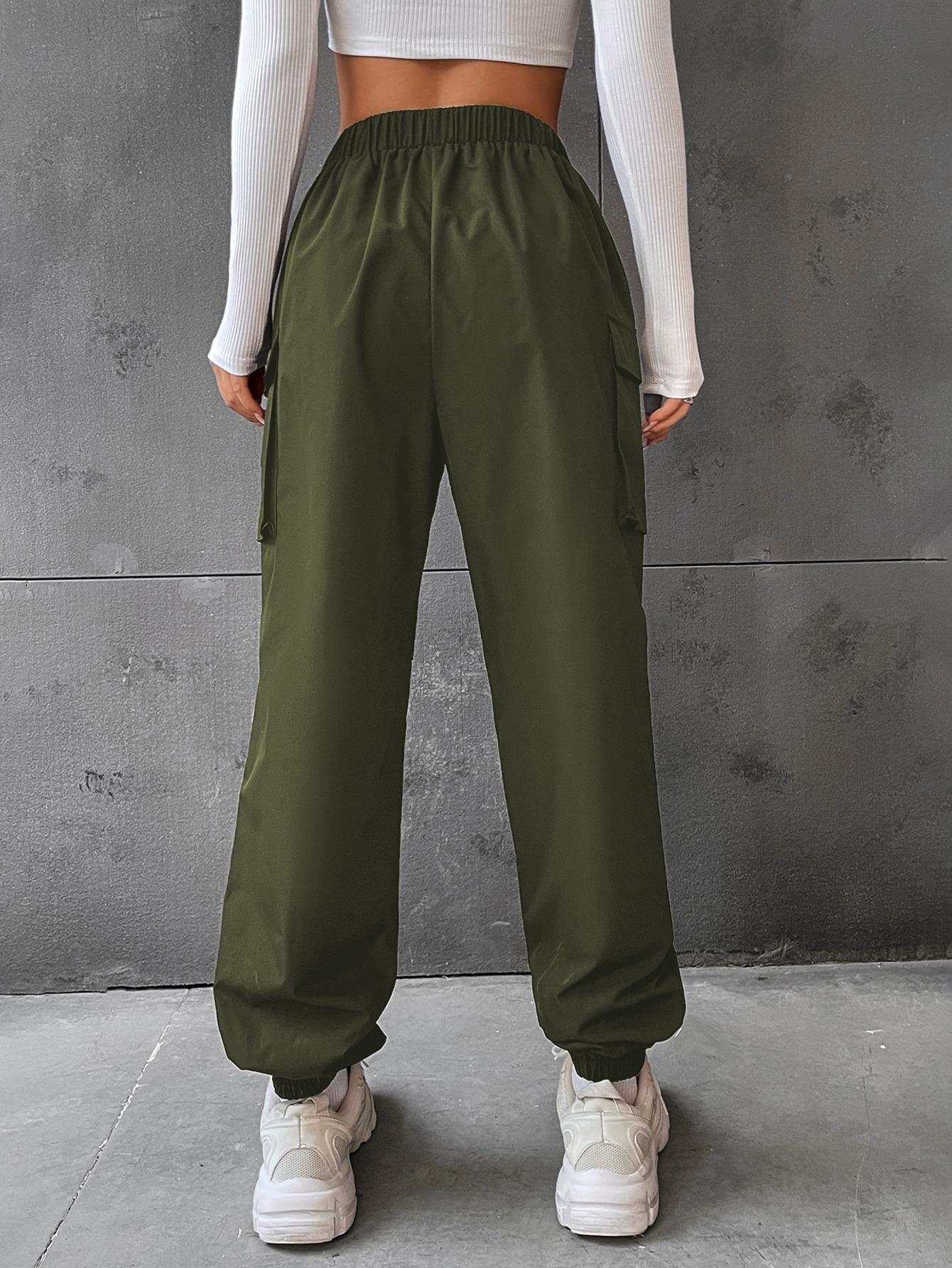 ZIELONE SPODNIE CASUAL