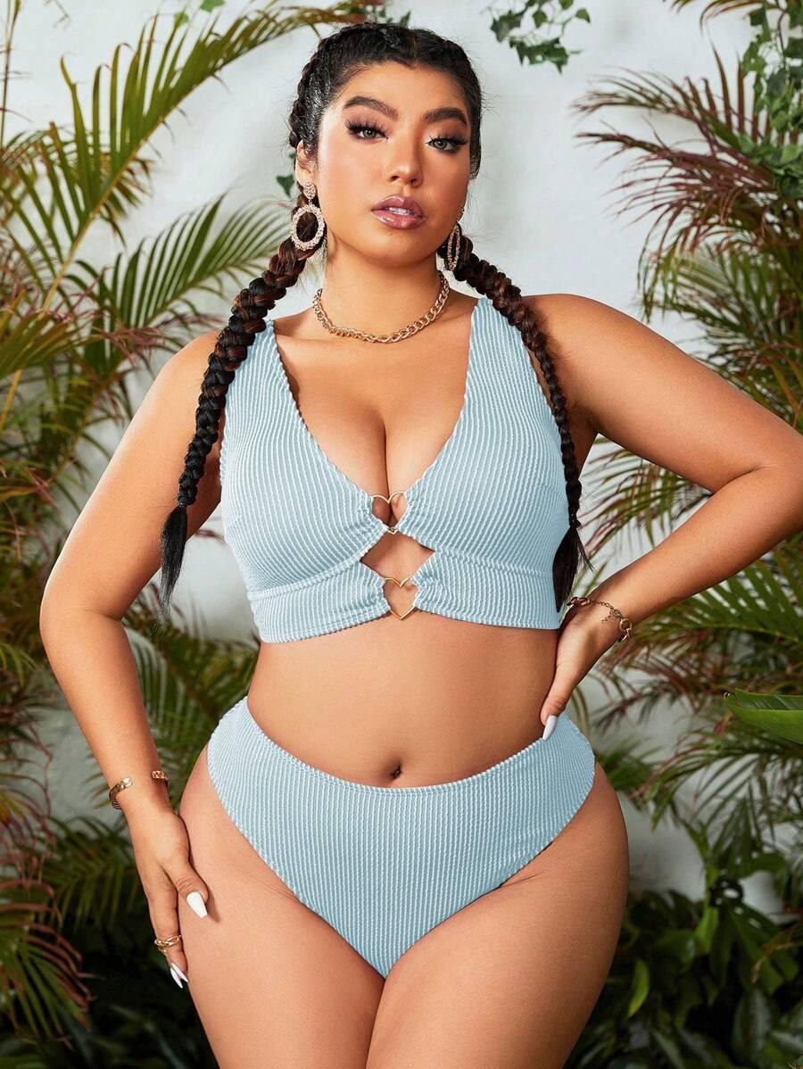 NIEBIESKI KOMPLET BIKINI 