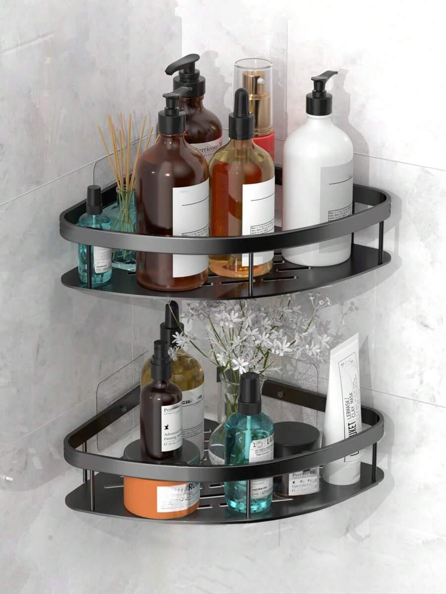 PÓŁKA NAROŻNA WISZĄCA DO ŁAZIENKI 2-PACK