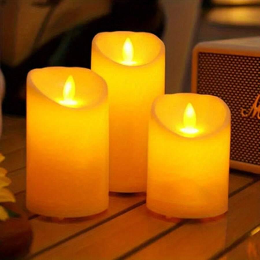 świeca led 3 szt