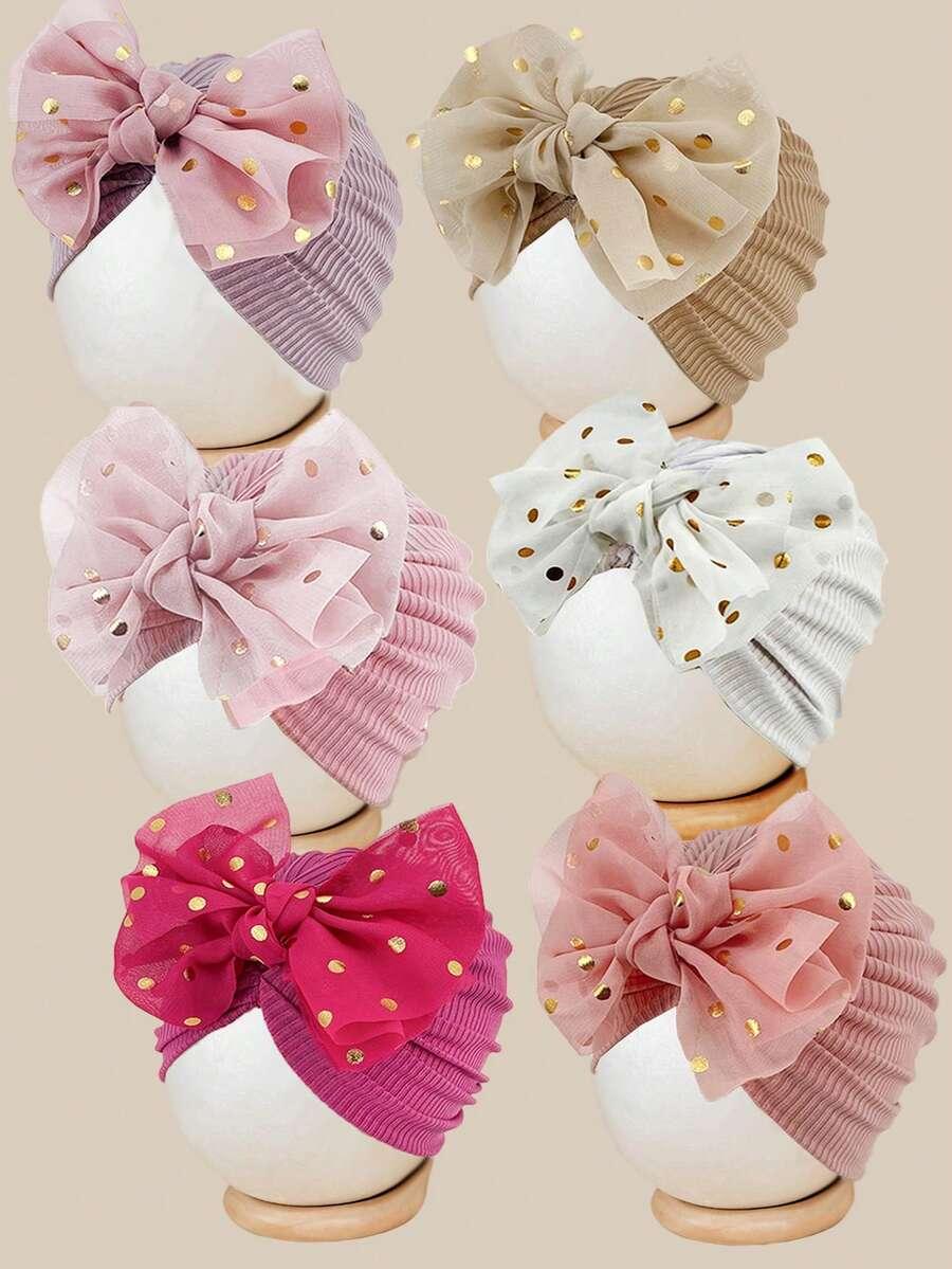 czapka turban kokarda 5-pack