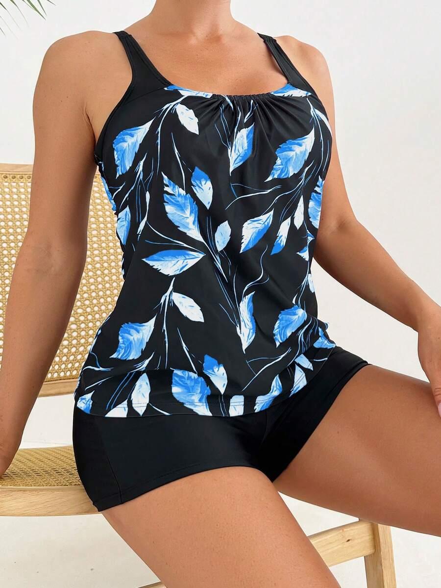 DWUCZĘŚCIOWY STRÓJ KĄPIELOWY spodenki tankini
