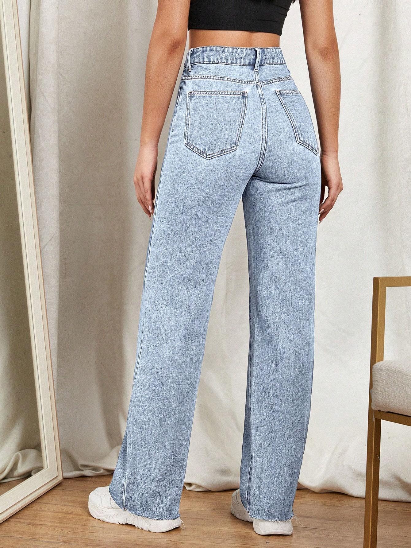 NIEBIESKIE SPODNIE JEANS 