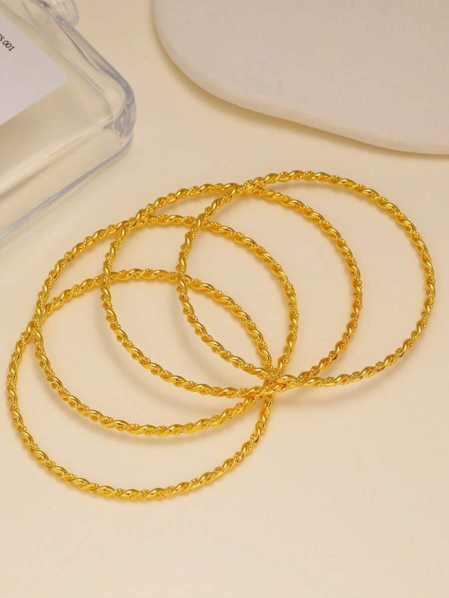 złota bransoletka 4-pack
