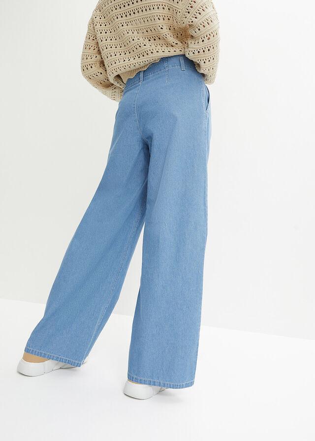 NIEBIESKIE SPODNIE JEANS 