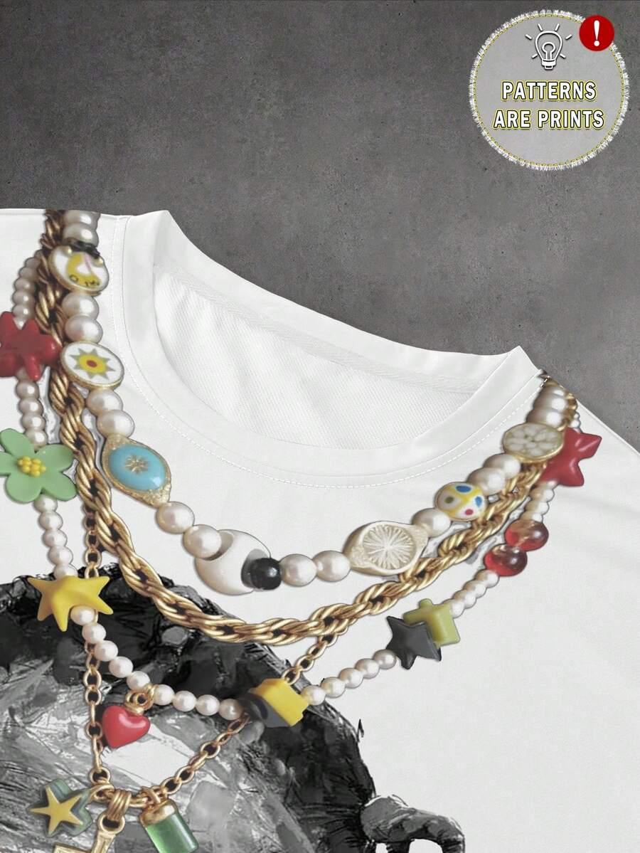 bluza długi rękaw print 