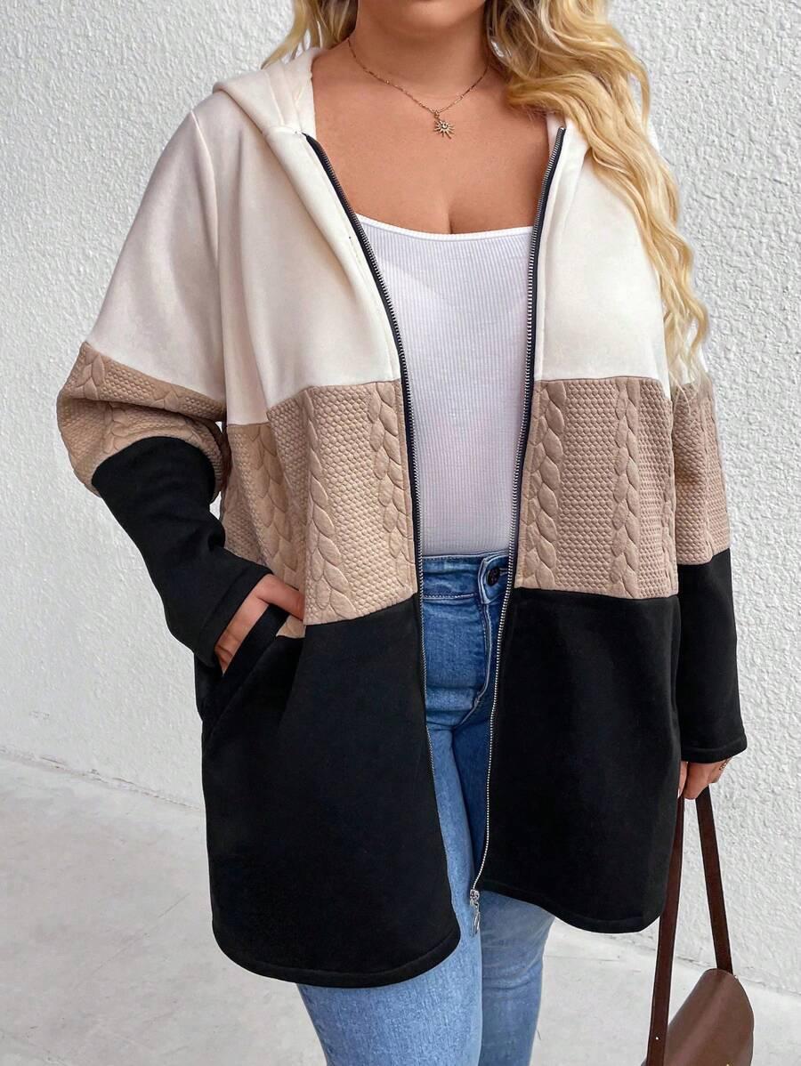 BLUZA ZAMEK KAPTUR