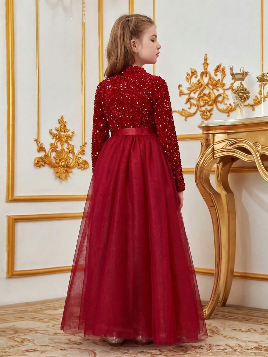 BORDOWA MAXI SUKIENKA
