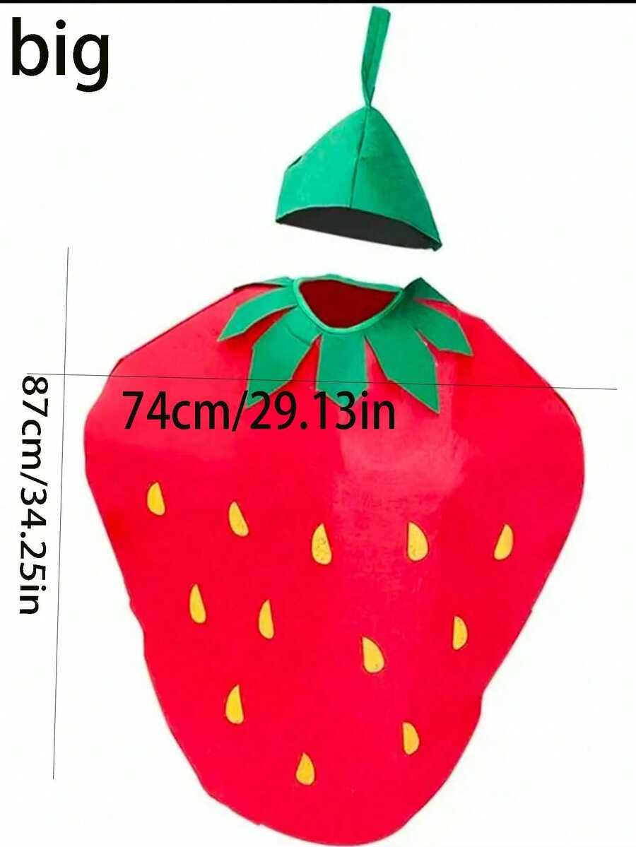 kostium przebranie truskawka
