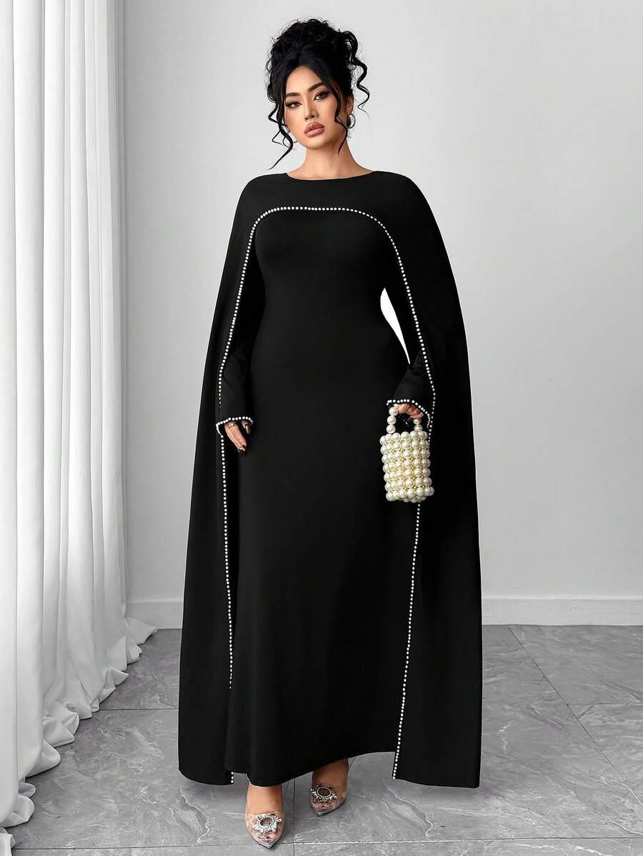 czarna maxi sukienka