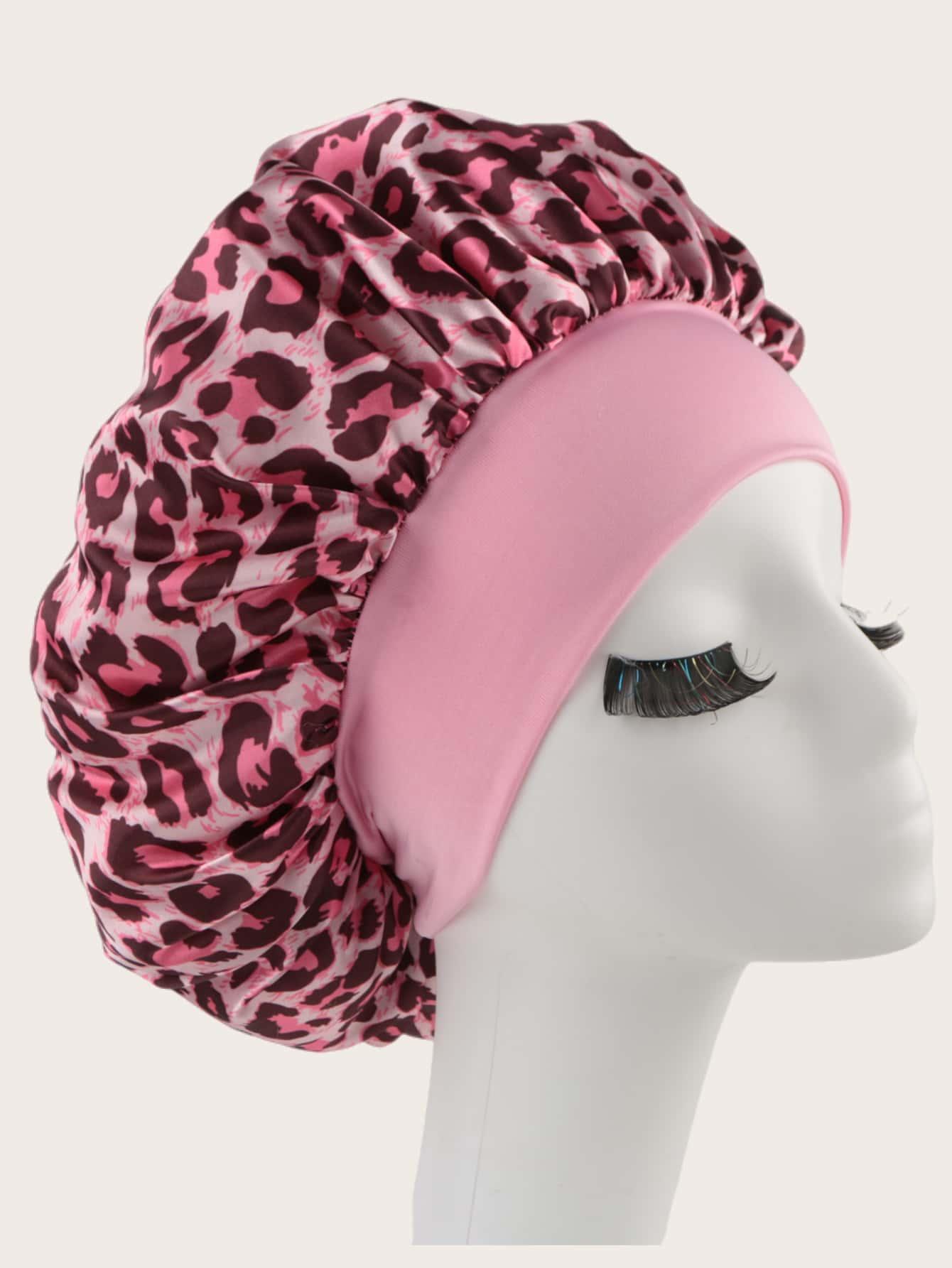 czepek do włosów animal print