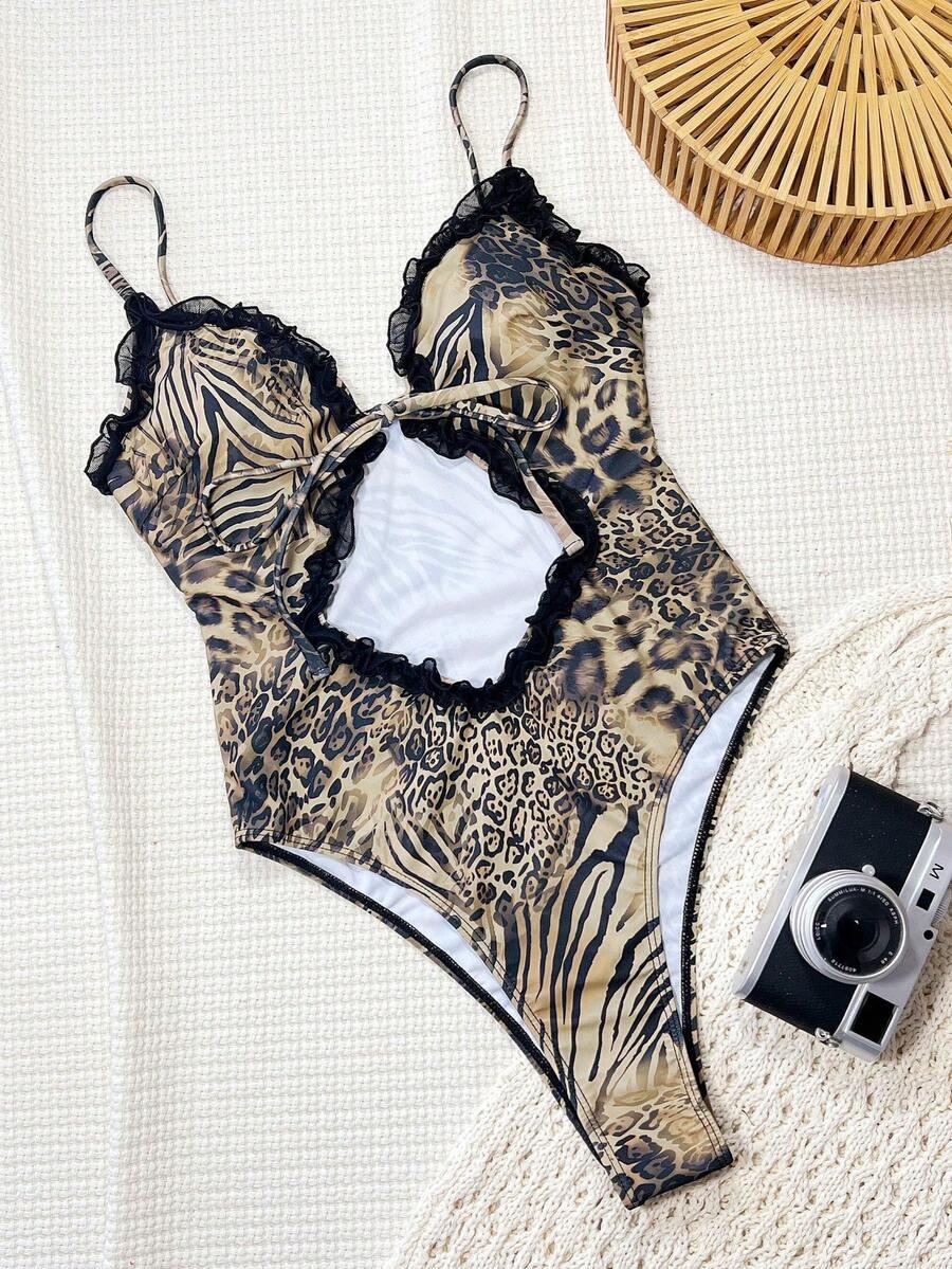 JEDNOCZĘŚCIOWY STRÓJ KĄPIELOWY ANIMAL PRINT