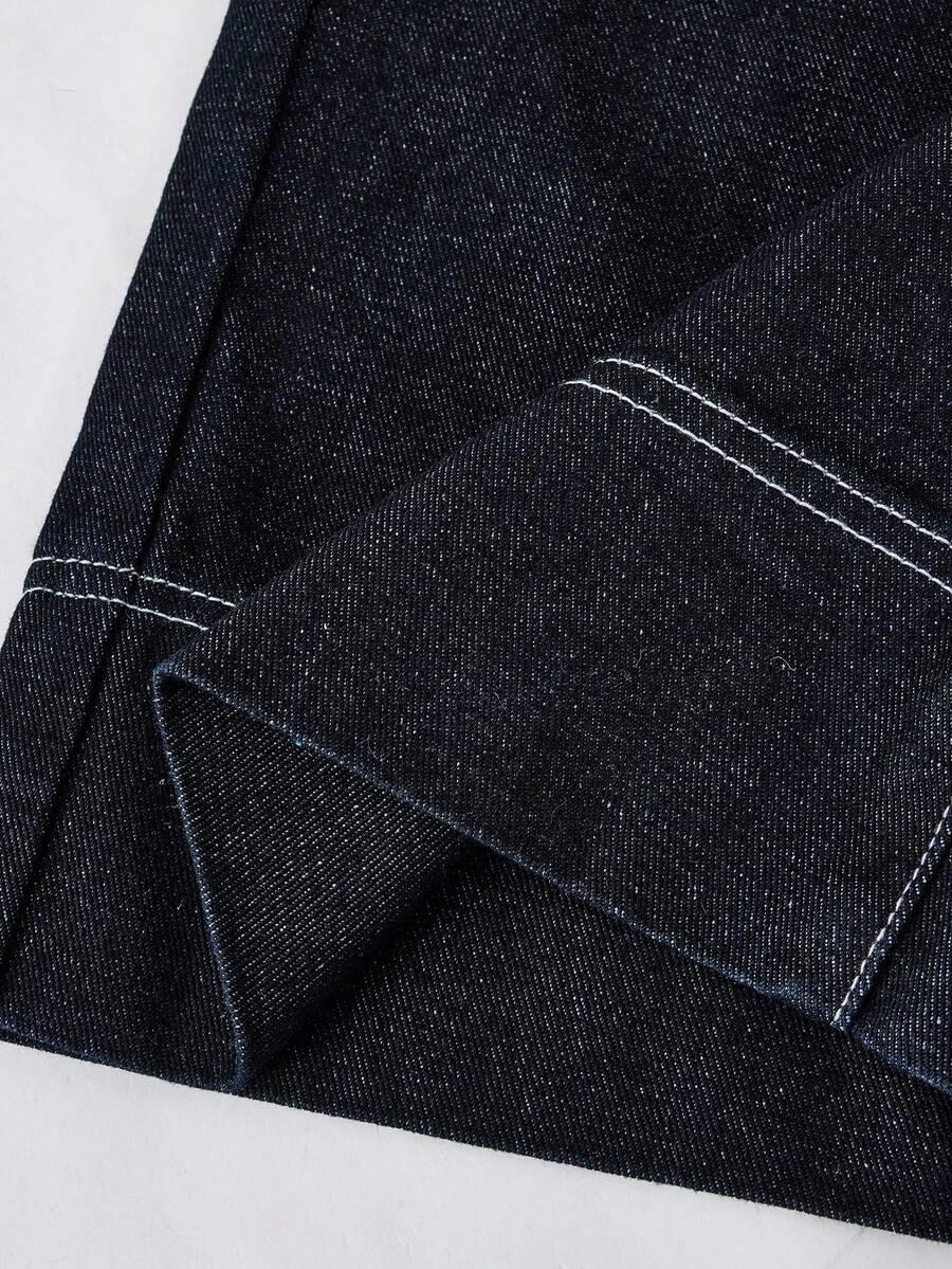 CZARNE SPODNIE JEANS