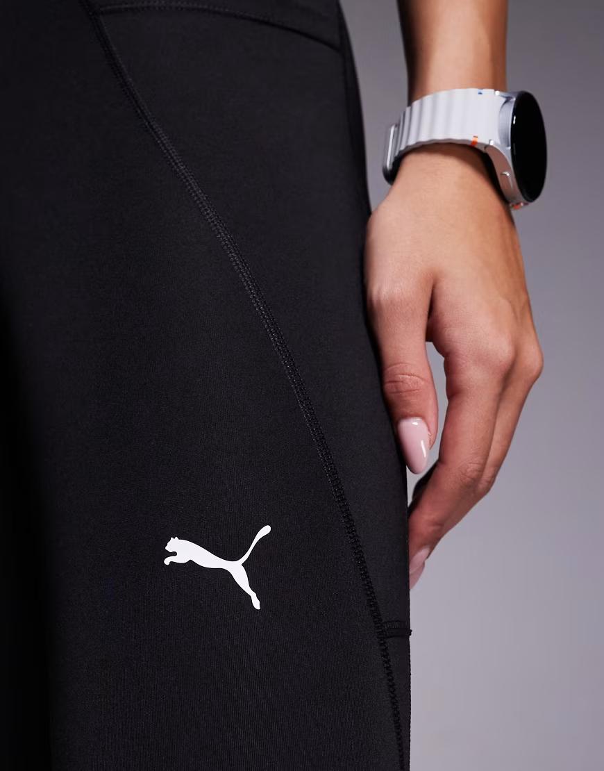 CZARNE LEGGINSY WYSOKI STAN LOGO