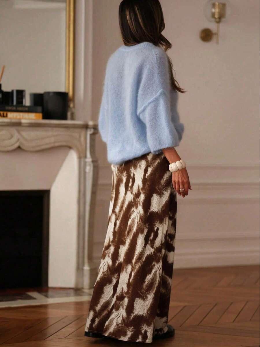 SPÓDNICA MAXI WZÓR