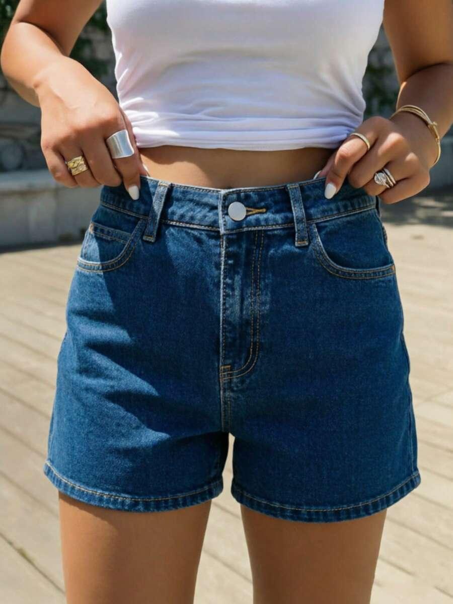 krótkie spodenki jeans kieszenie