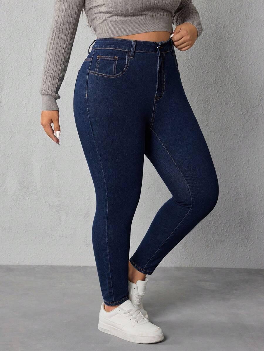 spodnie skinny jeans wysoki stan