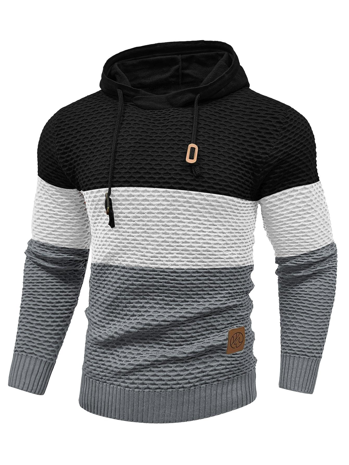 sweter w paski