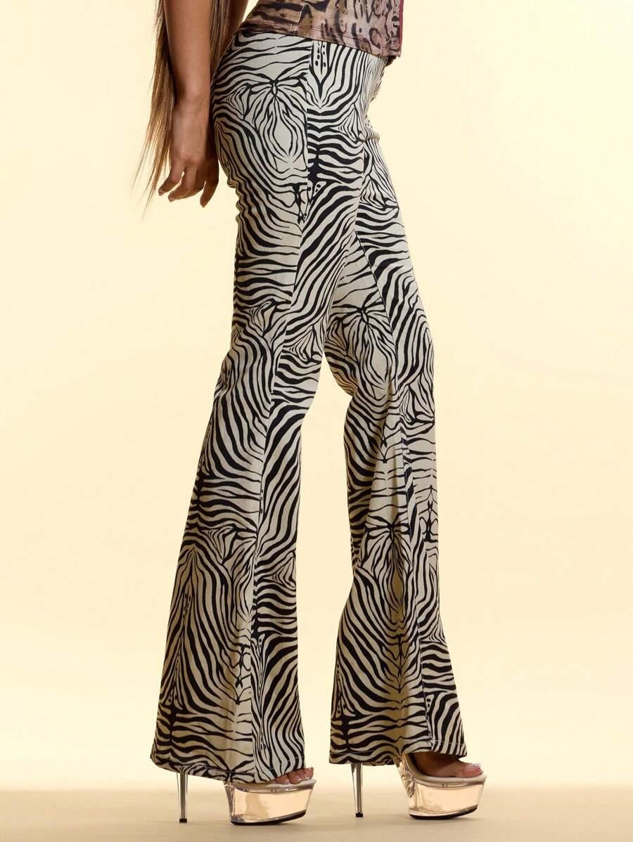 spodnie animal print