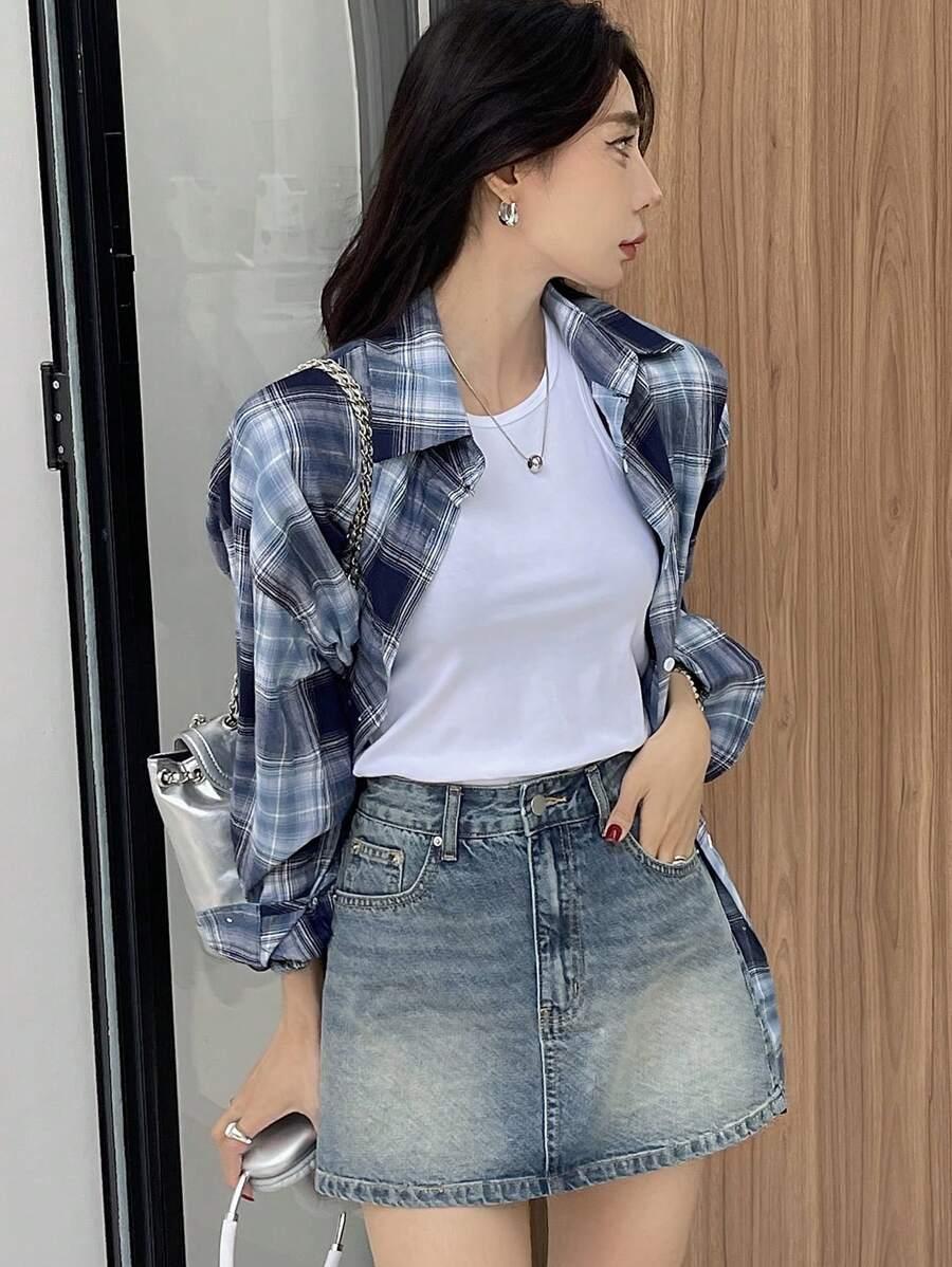 MINI SPÓDNICA JEANS 