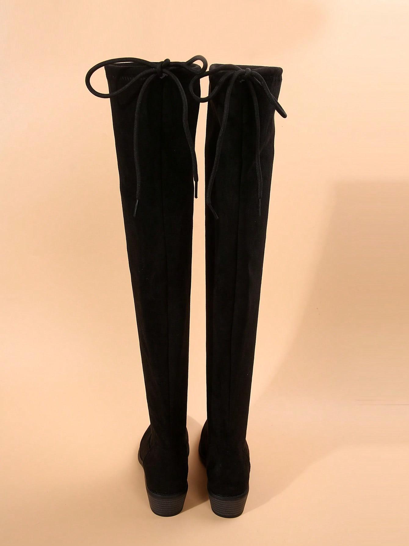 CZARNE KOZAKI ZA KOLANO
