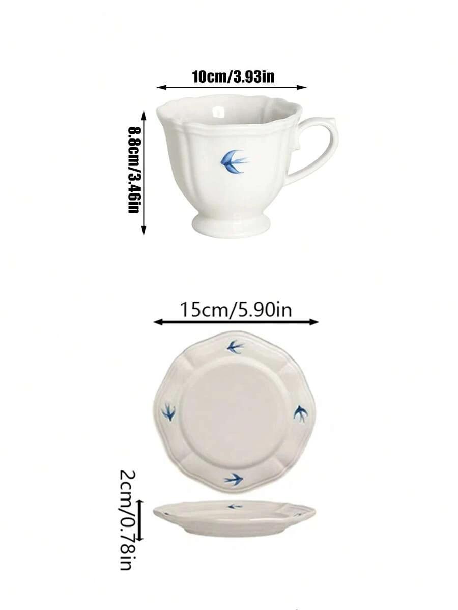 komplet filiżanka spodek