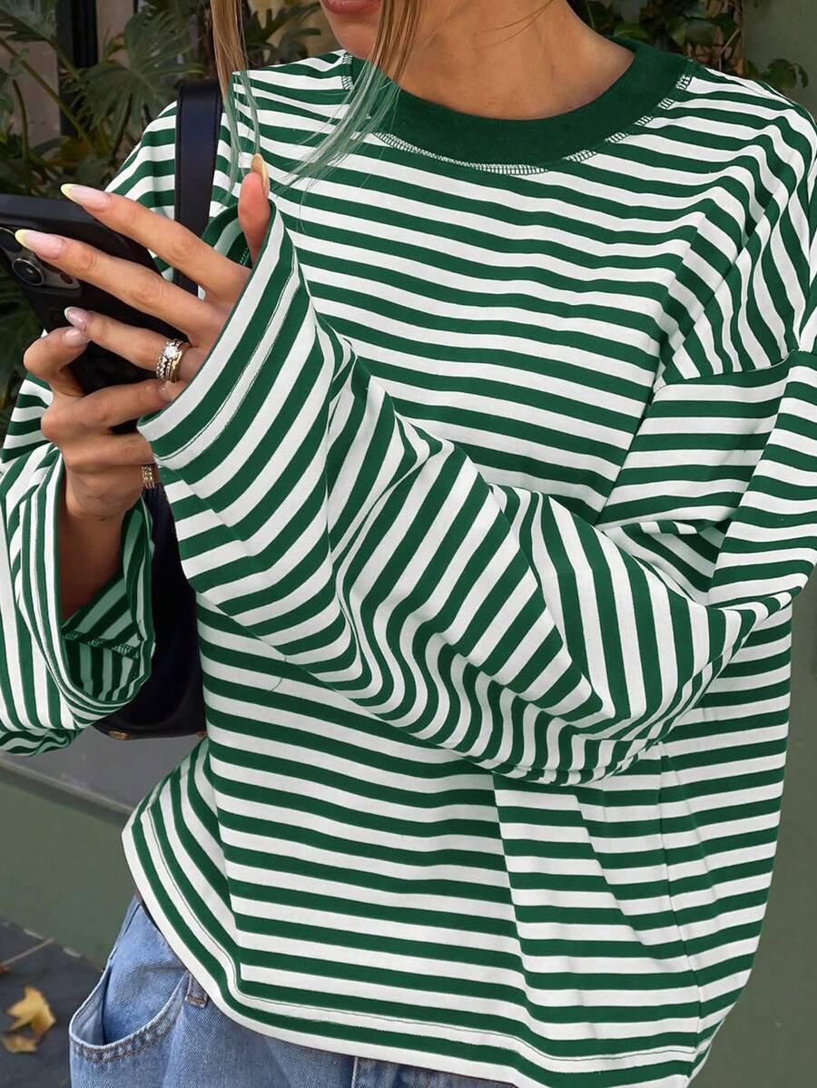 zielona bluzka print 