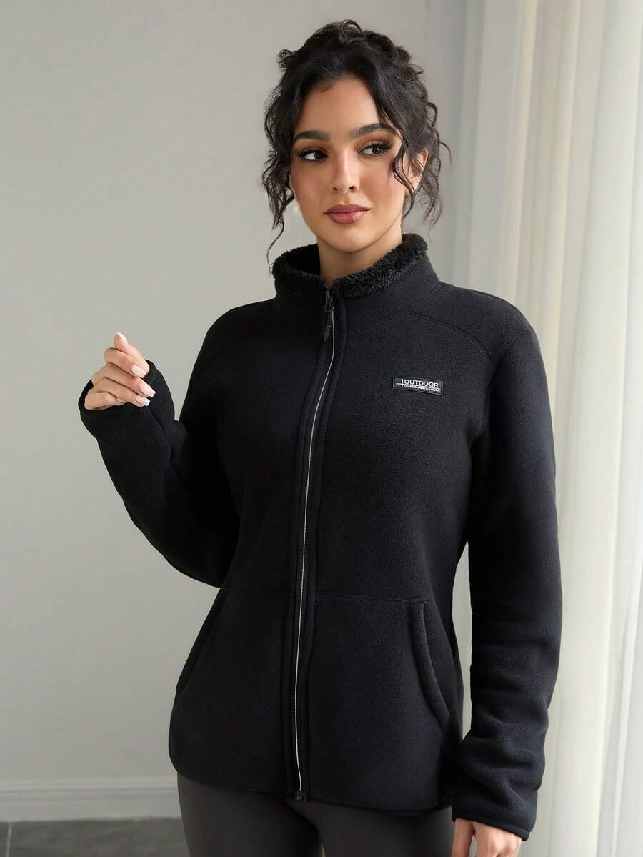 CZARNA BLUZA KIESZENIE