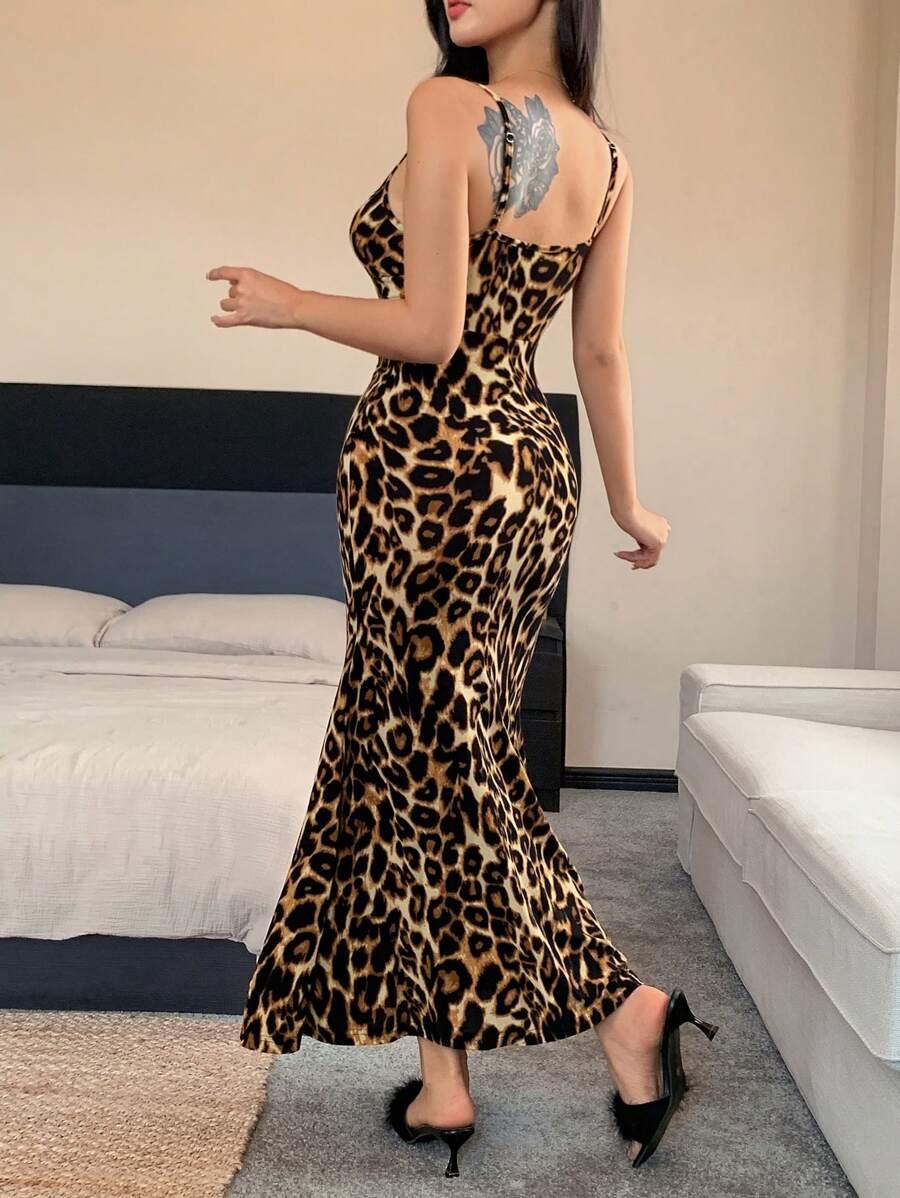 MIDI SUKIENKA ANIMAL PRINT