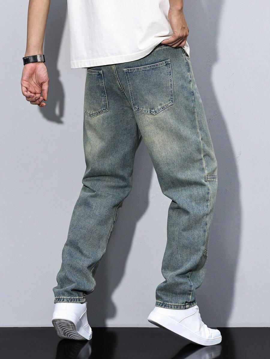 PROSTE SPODNIE JEANS CASUAL 
