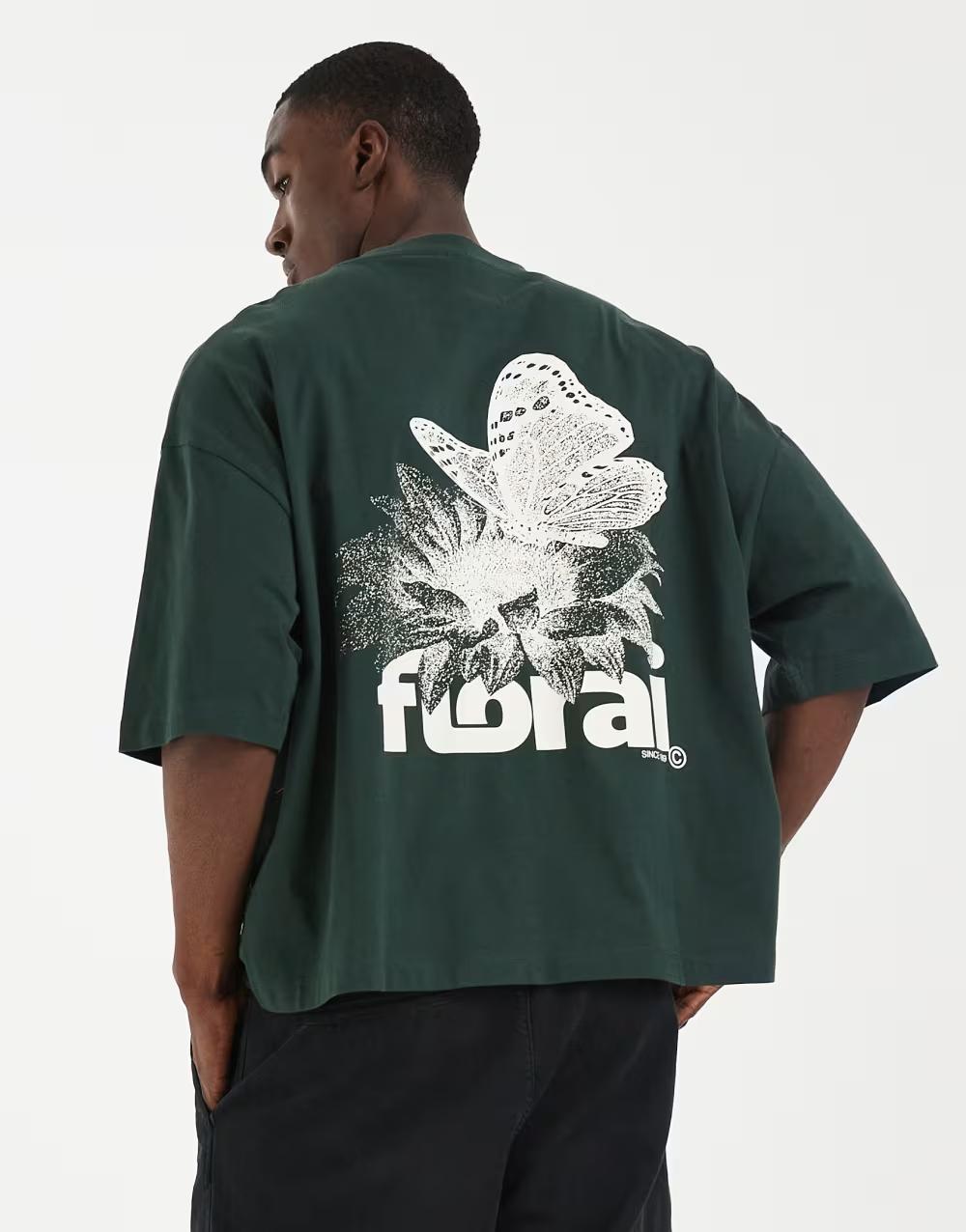 zielony t-shirt krótki rękaw