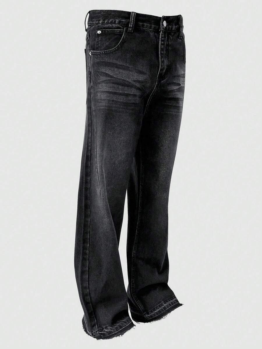 czarne spodnie jeans