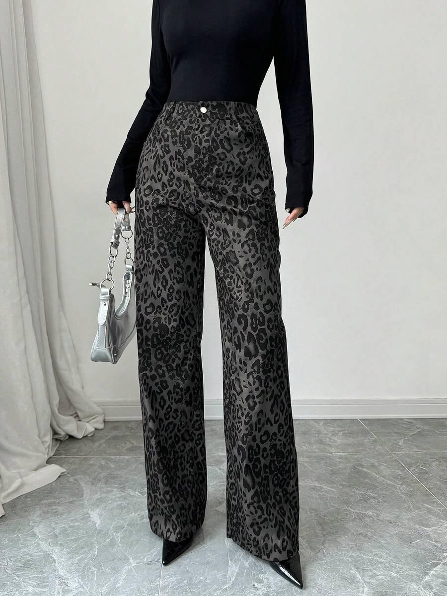 spodnie animal print 