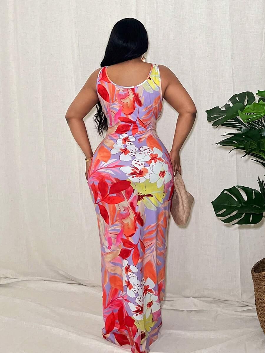 maxi sukienka print