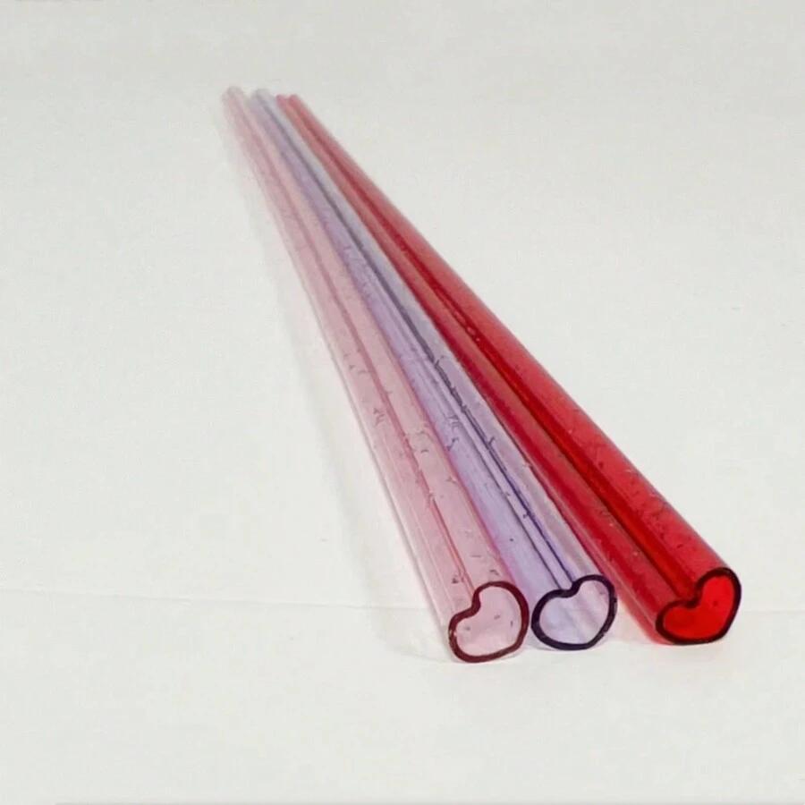 SŁOMKI W KSZTAŁCIE SERCA SZCZOTECZKA DO CZYSZCZENIA 12-PACK