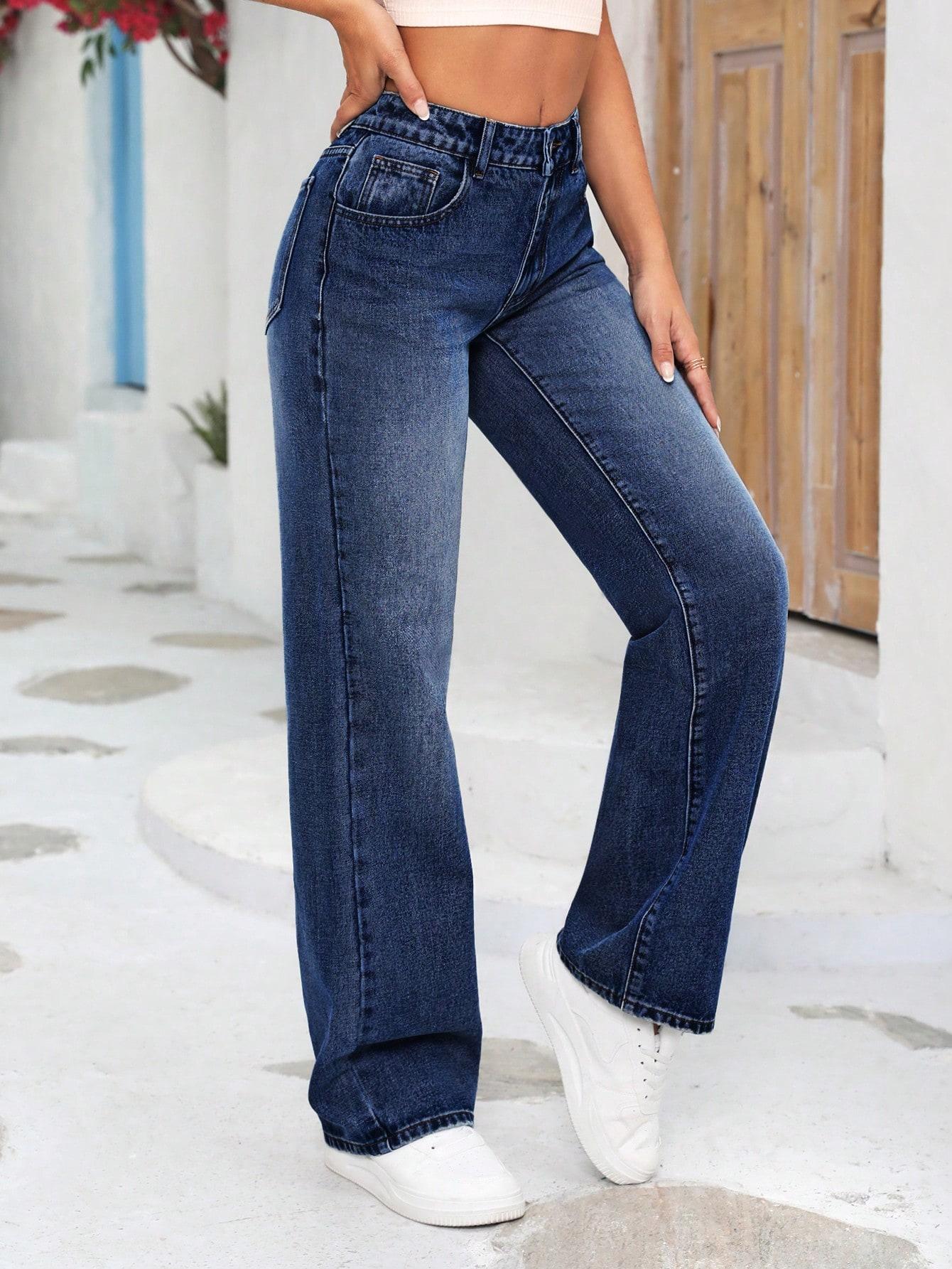 NIEBIESKIE SPODNIE JEANS