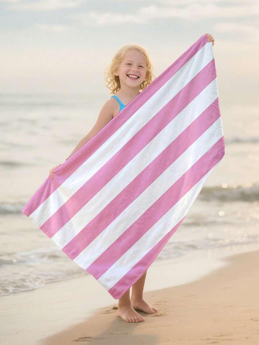 ręcznik plażowy w paski